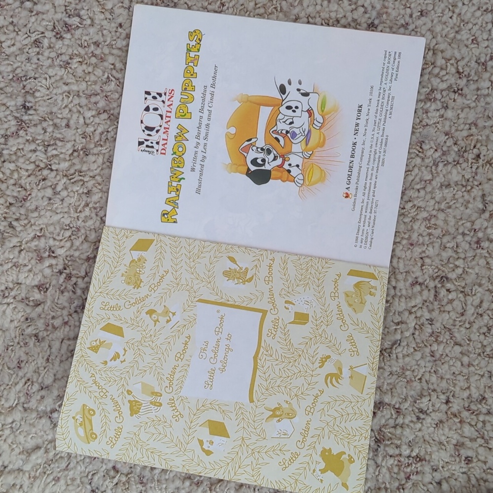 Bundle of 4 Disney Little Golden Books: Aladdin & 101 Dalmatians - Picture 8 of 10